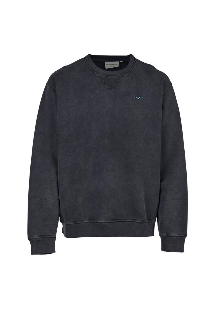 Cleptomanicx Cleptomanicx Ligull Washed Sweatshirt Herren - Blue Graphite - 0 | SportScheck