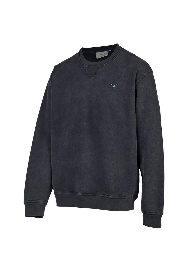 Cleptomanicx Cleptomanicx Ligull Washed Sweatshirt Herren - Blue Graphite - 0 | SportScheck