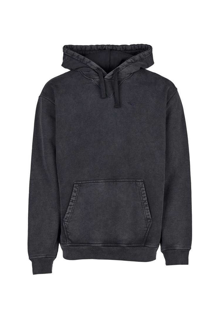 Cleptomanicx Cleptomanicx Boxy Hooded Ligull Washed Kapuzenshirt Herren - Blue Graphite - 0 | SportScheck