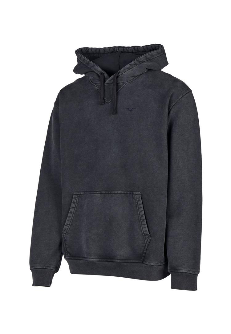 Cleptomanicx Cleptomanicx Boxy Hooded Ligull Washed Kapuzenshirt Herren - Blue Graphite - 0 | SportScheck