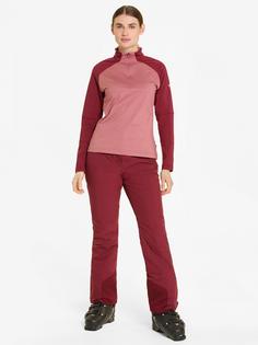 Rückansicht von Ziener JEANE Skishirt Damen rose blossom