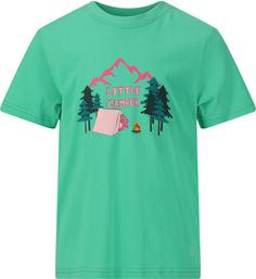 ZigZag Barkos Printshirt Kinder 3201 Biscay Green