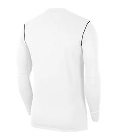 Rückansicht von Nike Park 20 Sweatshirt Funktionssweatshirt Herren weissschwarzschwarz