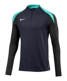 Nike Sweatshirt Funktionssweatshirt Herren blauschwarztuerkis