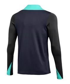 Rückansicht von Nike Sweatshirt Funktionssweatshirt Herren blauschwarztuerkis