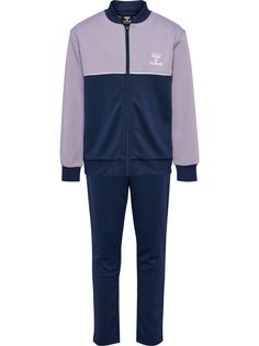 hummel hmlDALLAS TRACKSUIT Trainingsanzug Kinder LAVENDER GRAY