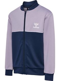 Rückansicht von hummel hmlDALLAS TRACKSUIT Trainingsanzug Kinder LAVENDER GRAY