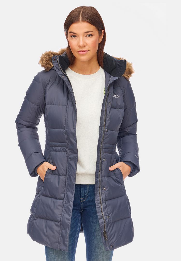 Jeff Green Jeff Green Fely Daunenmantel Damen - Dark Grey - 0 | SportScheck