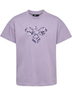 hummel hmlLIBI T-SHIRT T-Shirt Kinder LAVENDER GRAY