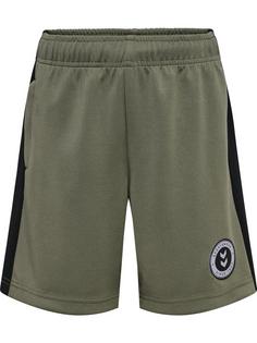 hummel hmlODIN SHORTS Shorts Kinder DUSTY OLIVE