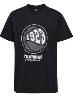 hummel hmlLEO T-SHIRT S/S T-Shirt Kinder BLACK