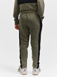 Rückansicht von hummel hmlODIN PANTS Hose Kinder DUSTY OLIVE