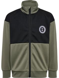 hummel hmlODIN ZIP JACKET Sweatshirt Kinder DUSTY OLIVE