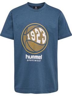 hummel hmlLEO T-SHIRT S/S T-Shirt Kinder BERING SEA