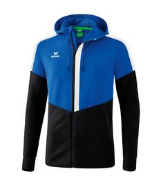 Erima Squad Kapuzen-Trainingsjacke Trainingsjacke blauschwarzweiss