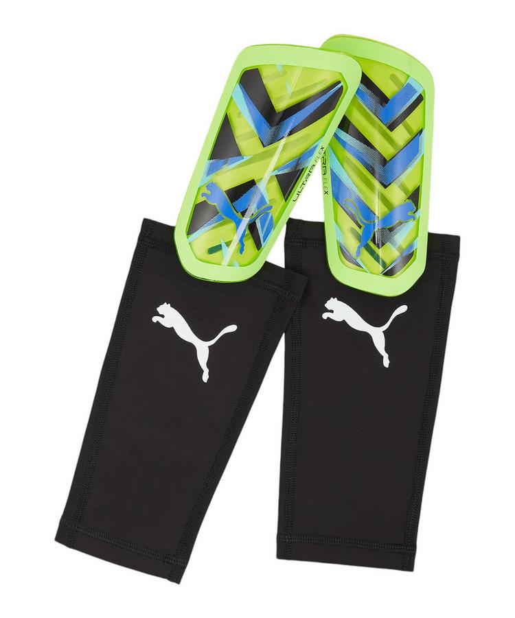 PUMA PUMA ULTRA Flex Sleeve Schienbeinschoner Laufm&uuml;tze - gelbblau - 0 | SportScheck