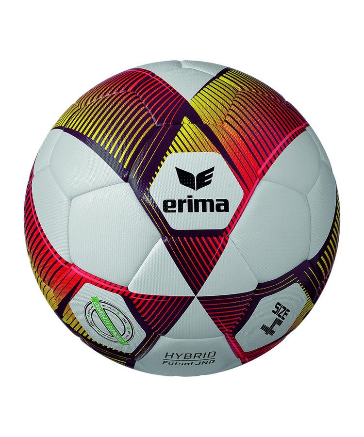 Erima Erima Hybrid Futsal Trainingsball Fu&szlig;ball - rotgelb - 0 | SportScheck