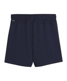 Rückansicht von PUMA teamGOAL Short Damen Fußballshorts Damen blau