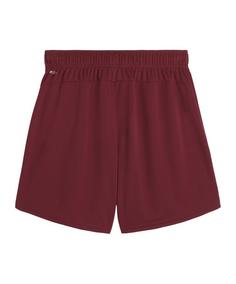 Rückansicht von PUMA teamGOAL Short Damen Fußballshorts Damen rotweiss