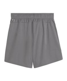 Rückansicht von PUMA teamGOAL Short Damen Fußballshorts Damen grauweiss