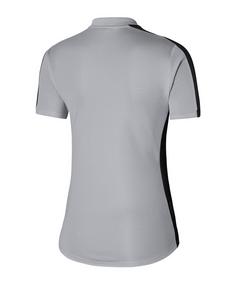 Rückansicht von Nike Academy 23 Poloshirt Damen Poloshirt Damen grauschwarzweiss