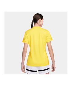 Rückansicht von Nike Academy 23 Poloshirt Damen Poloshirt Damen gelbgoldschwarz