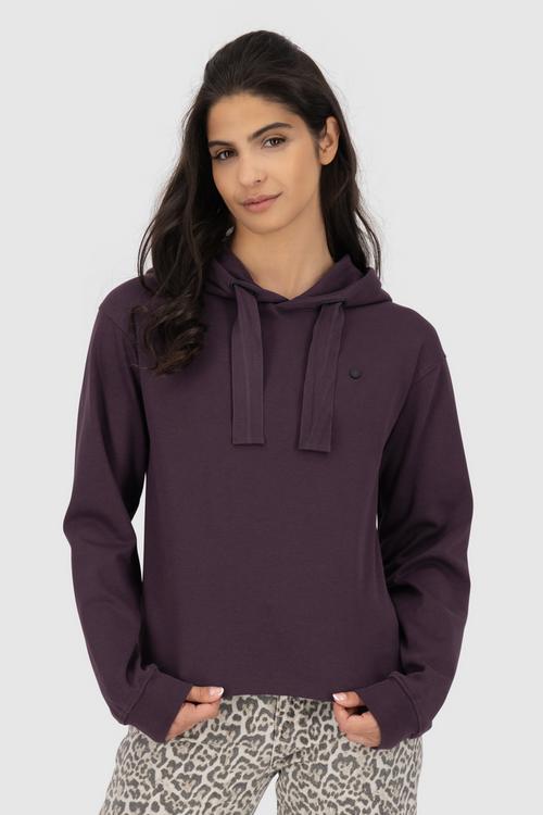 Rückansicht von ALIFE AND KICKIN BrandyAK A Sweatshirt Damen aubergine