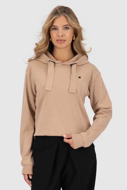 Rückansicht von ALIFE AND KICKIN BrandyAK A Sweatshirt Damen taupe