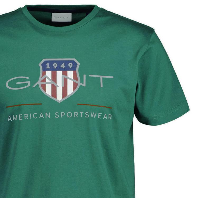 GANT GANT T-Shirt T-Shirt Herren - Gr&uuml;n (Deep Green) - 0 | SportScheck