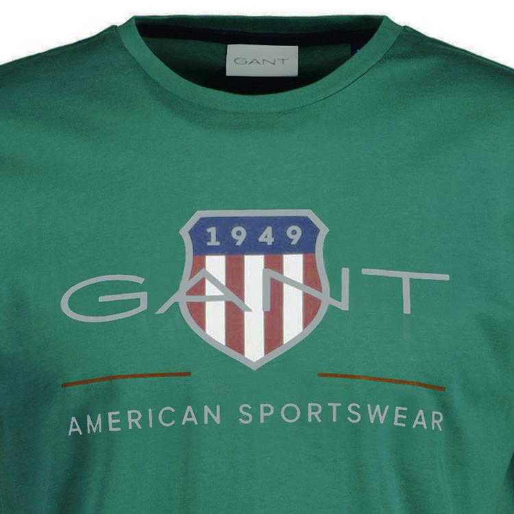 GANT GANT T-Shirt T-Shirt Herren - Gr&uuml;n (Deep Green) - 1 | SportScheck