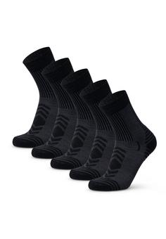 DANISH ENDURANCE Merino Hiking Light Socken schwarz