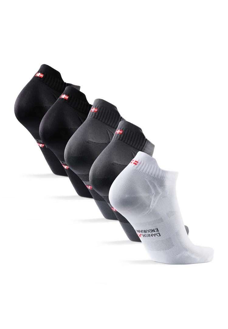 DANISH ENDURANCE DANISH ENDURANCE No Show Running Socken - black/grey/white - 0 | SportScheck
