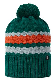 reima Pampula Beanie Kinder Deeper Green