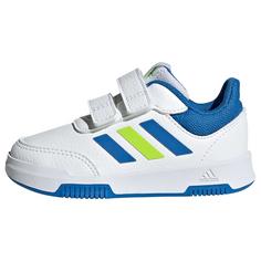 adidas Tensaur Hook and Loop Schuh Sneaker Kinder Cloud White / Bright Royal / Solar Slime