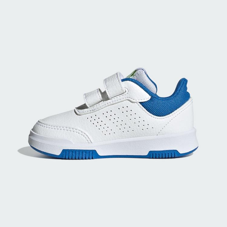 adidas adidas Tensaur Hook and Loop Schuh Sneaker Kinder - Cloud White / Bright Royal / Solar Slime - 5 | SportScheck