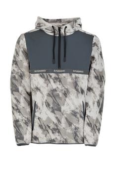 FUNDANGO Exodus Hybrid Fleecejacke Herren ASH