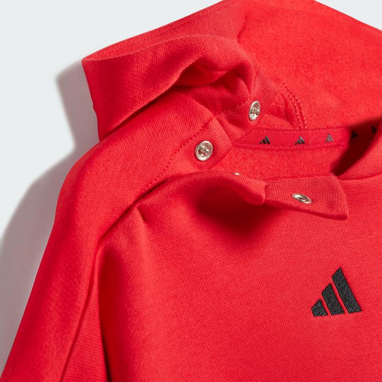 adidas adidas Essentials Kids Jogginghose Hoodie Kinder - Pure Ruby / Black - 1 | SportScheck