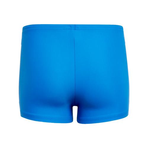 Rückansicht von adidas 3-Streifen Kids Boxer-Badehose Badeshorts Kinder Bright Royal / White