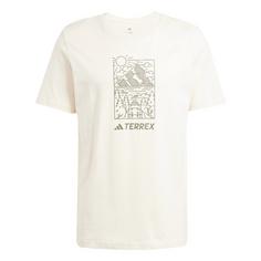 adidas Terrex Graphic T-Shirt Funktionsshirt Herren Wonder White