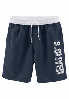S.OLIVER Badeshorts Badeshorts Herren marine (Langgr&ouml;&szlig;e)