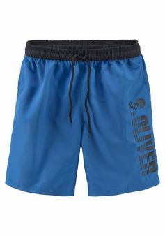 S.OLIVER Badeshorts Badeshorts Herren blau (Langgröße)