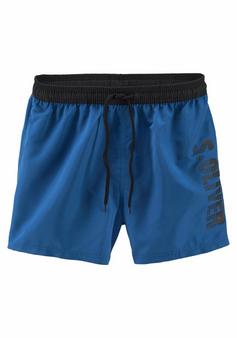 S.OLIVER Badeshorts Badeshorts Herren blau (Kurzgröße)