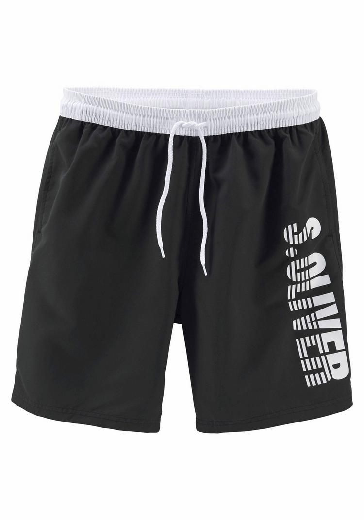 S.OLIVER S.OLIVER Badeshorts Badehose Herren - schwarz (Langgr&ouml;&szlig;e) - 0 | SportScheck