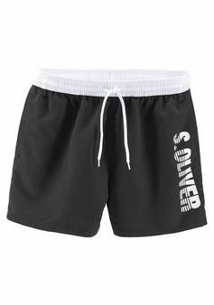 S.OLIVER Badeshorts Badeshorts Herren schwarz (Kurzgr&ouml;&szlig;e)