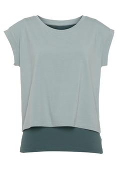 LASCANA Active 2-in-1-Shirt 2-in-1 Shirt Damen grün