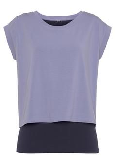 LASCANA Active 2-in-1-Shirt 2-in-1 Shirt Damen blaugrau