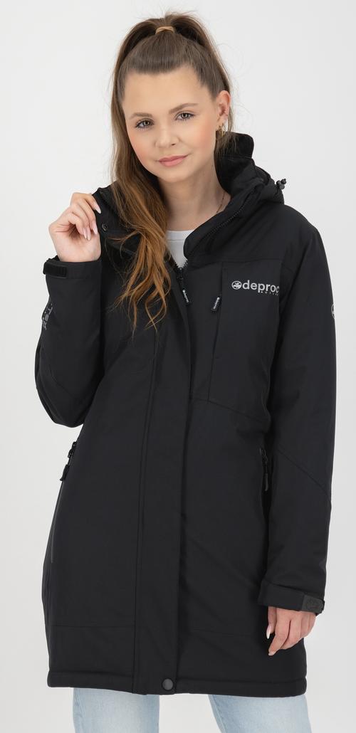 Rückansicht von DEPROC active MONTREAL LONG WMN Winterjacke Damen black