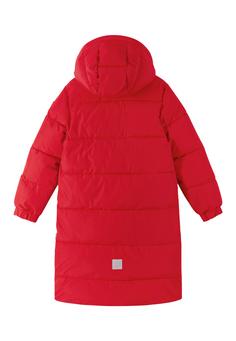 Rückansicht von reima Kumpula Winterjacke Kinder Tomato red