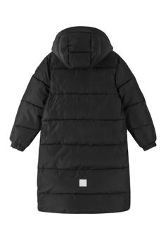 Rückansicht von reima Kumpula Winterjacke Kinder Black