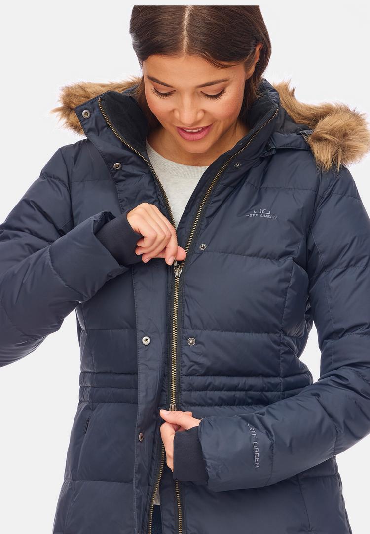 Jeff Green Jeff Green Fely Daunenmantel Damen - Deep Black - 7 | SportScheck